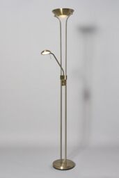 BHS Lighting Mother & Child LED Floor Lamp in Gold - thumbnail 1
