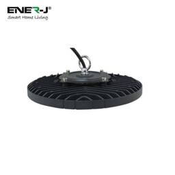 ENER-J 150W UFO LED High Bay Light 4000K Super Bright IP65 Waterproof Neutral in Black - thumbnail 2