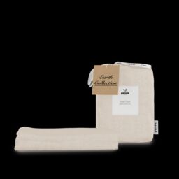 Panda London Panda Bamboo & French Linen Duvet Cover in Beige - Size: Super King - thumbnail 2