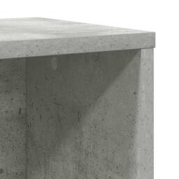 Berkfield Home Durable Bookcase Concrete Grey 60x24x85 cm Engineered Wood - Size: 60 x 24 x 85 cm - thumbnail 7