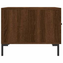 Berkfield Home Coffee Tables 2 pcs Brown Oak 50x50x40 cm Engineered Wood - Size: 50 x 50 x 40 cm - thumbnail 8