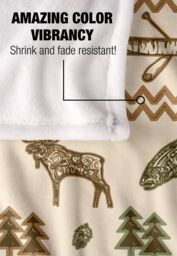JQ Licensing Lodge Cabin Silky Touch Super Soft Throw Blanket 152 X 127 cm in White - thumbnail 4
