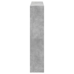 Berkfield Home Book Cabinet Concrete Grey 137.5x29x137.5 cm Engineered Wood - thumbnail 6