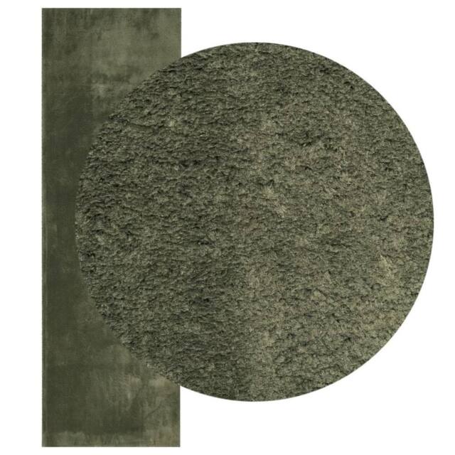 Berkfield Home Rug HUARTE Short Pile Soft & Washable Forest Green 80x250 cm - Size: Medium - image 1