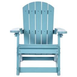 Wyld and Coco Garden Kids Rocking Chair - Kid-Sized Outdoor Rocker Light Blue - thumbnail 3