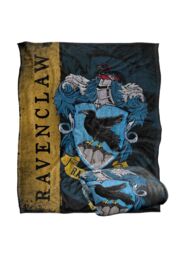 Warner Brothers Harry Potter House Crest Ravenclaw Blanket 152 x 127 cm in White - thumbnail 2