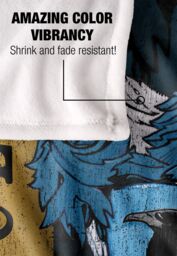 Warner Brothers Harry Potter House Crest Ravenclaw Blanket 152 x 127 cm in White - thumbnail 4