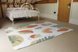 Benjamin Tate Design Line Art & Botanical Elements Designer Rug in Natural - Size: Large - thumbnail 3