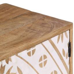 Berkfield Home TV Cabinet 140x30x40 cm Solid Mango Wood in Brown - Size: 140 x 30 x 40 cm - thumbnail 6