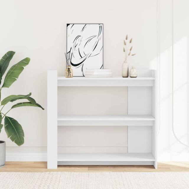 Berkfield Home Classic Console Table White 100x35x90 cm Engineered Wood - Size: 100 x 35 x 90 cm - image 1