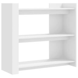 Berkfield Home Classic Console Table White 100x35x90 cm Engineered Wood - Size: 100 x 35 x 90 cm - thumbnail 3