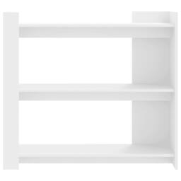 Berkfield Home Classic Console Table White 100x35x90 cm Engineered Wood - Size: 100 x 35 x 90 cm - thumbnail 4