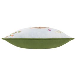 Evans Lichfield Daisy Hill Charlie Printed Cushion in Green - Size: 45 cm x 45 cm - thumbnail 3