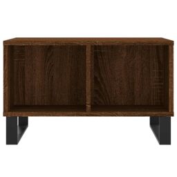 Berkfield Home Coffee Table Brown Oak 60x50x36.5 cm Engineered Wood - thumbnail 4