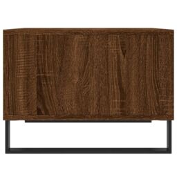 Berkfield Home Coffee Table Brown Oak 60x50x36.5 cm Engineered Wood - thumbnail 5