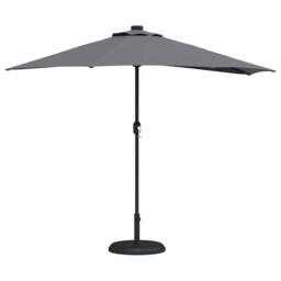Berkfield Home Modern Garden Parasol Anthracite Large Fabric in Charcoal