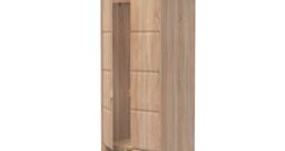 Ready Assembled 2 U Metro 2 Door 2 Drawer Wardrobe (Ready Assembled) in Light Oak - Size: Large - thumbnail 5