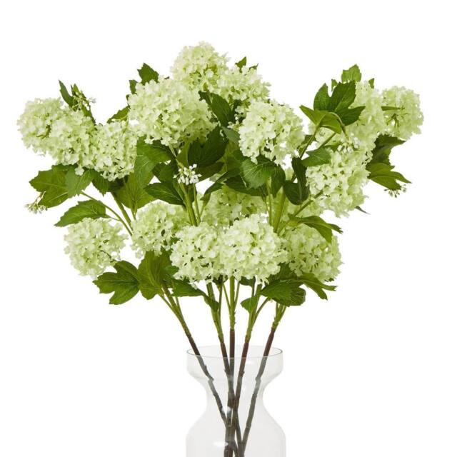 Sostter Green Snowball Faux Flower Stem - image 1