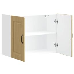 Berkfield Home Kitchen Wall Cabinet Kalmar Sonoma Oak Engineered Wood in Brown - thumbnail 5