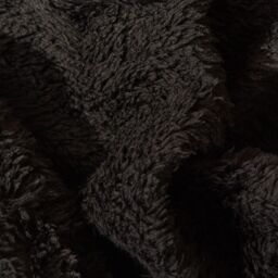 OHS Teddy Fleece Thermal Fitted Bed Sheet in Black - Size: Double Fitted - thumbnail 3