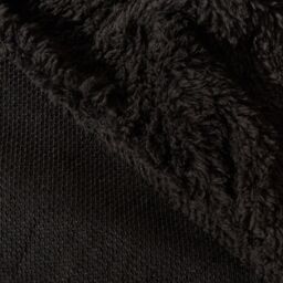 OHS Teddy Fleece Thermal Fitted Bed Sheet in Black - Size: Double Fitted - thumbnail 4