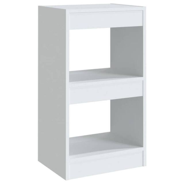 Berkfield Home Book Cabinet/Room Divider White 40x30x72 cm - Size: 40 x 30 x 72 cm - image 1