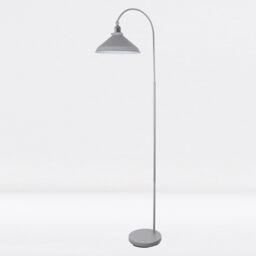 First Choice Lighting Set of 2 Maxwell - Flint Grey Chrome Floor Reading Lamps - thumbnail 4