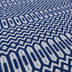 The Rug Shop UK Blue Modern Handmade Easy to clean Geometric Geometric Area Rug - Size: 200 cm x 290 cm - thumbnail 2