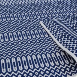 The Rug Shop UK Blue Modern Handmade Easy to clean Geometric Geometric Area Rug - Size: 200 cm x 290 cm - thumbnail 5