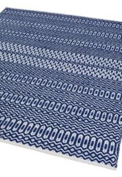 The Rug Shop UK Blue Modern Handmade Easy to clean Geometric Geometric Area Rug - Size: 200 cm x 290 cm - thumbnail 4