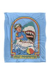 Steven Rhodes Stay Positive Silky Touch Super Soft Throw Blanket - Size: Large - thumbnail 1