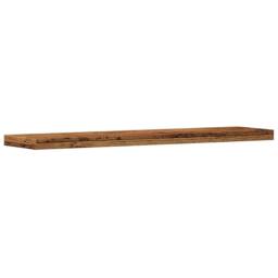 Berkfield Home Wall Shelves 4 pcs Old Wood 40x20x1.5 cm Engineered Wood in Brown - thumbnail 4