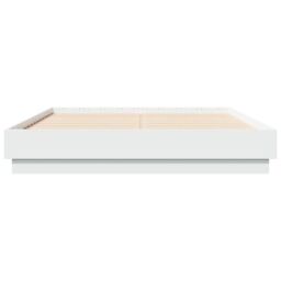 Berkfield Home Bed Frame without Mattress White 140x190 cm - thumbnail 4