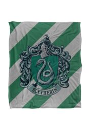 Warner Brothers Harry Potter Slytherin Crest 4 Blanket 152 x 127 cm in White - thumbnail 1