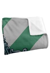 Warner Brothers Harry Potter Slytherin Crest 4 Blanket 152 x 127 cm in White - thumbnail 3