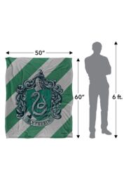 Warner Brothers Harry Potter Slytherin Crest 4 Blanket 152 x 127 cm in White - thumbnail 5
