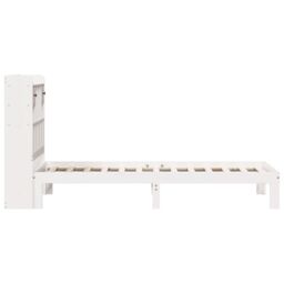 Berkfield Home Bookcase Bed without Mattress White 90x200cm Solid Wood Pine - Size: 90x200 cm - thumbnail 5