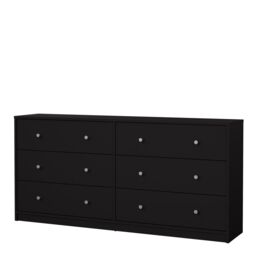 Furniture To Go May Chest of 6 Drawers (3+3) in Black - thumbnail 3