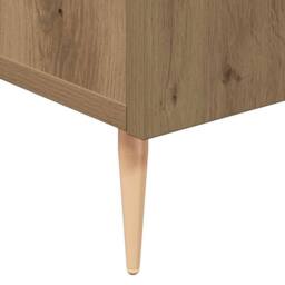 Berkfield Home Sideboard Artisan Oak 90x34x80 cm Engineered Wood in Brown - Size: 90 x 34 x 80 cm - thumbnail 9