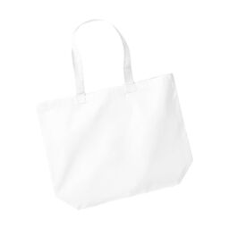 Westford Mill Premium Cotton Maxi Tote in White