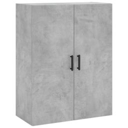 Berkfield Home Wall Mounted Cabinet Concrete Grey 69.5x34x90 cm - thumbnail 2