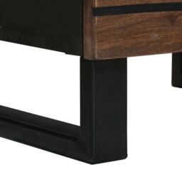 Berkfield Home Highboard Walnut Wood with Shelf Other with Storage with Door Brown Medium - thumbnail 7
