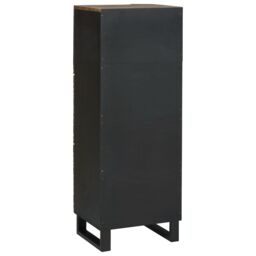 Berkfield Home Highboard Walnut Wood with Shelf Other with Storage with Door Brown Medium - thumbnail 5