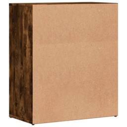 Berkfield Home Sideboards 2 pcs Smoked Oak 60x31x70 cm Engineered Wood in Brown - Size: 60 x 31 x 70 cm - thumbnail 7