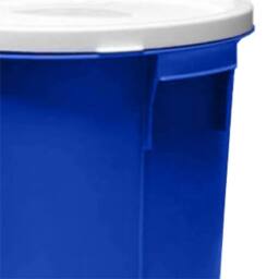 Nordara BLUE 25L STORAGE BUCKET / NAPPY BIN WITH LID - thumbnail 4