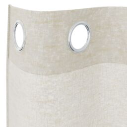 Berkfield Home Curtains with Curtains 2 pcs Cream 140 x 245 cm Polyester - thumbnail 4