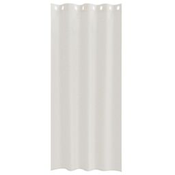 Berkfield Home Curtains with Curtains 2 pcs Cream 140 x 245 cm Polyester - thumbnail 3
