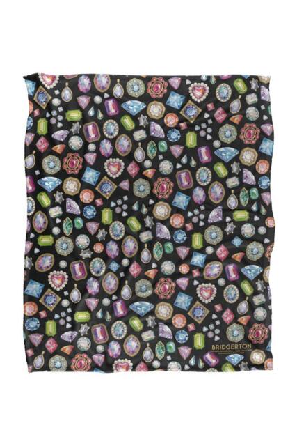 Netflix Bridgerton Crown Jewels Silky Touch Soft Throw Blanket 152 X 127 Cm - image 1