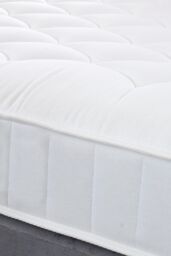 The Shire Bed Company White Classic Cotton Hypoallergenic Quilted Ortho Mattress - Size: Single - thumbnail 3