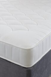 The Shire Bed Company White Classic Cotton Hypoallergenic Quilted Ortho Mattress - Size: Single - thumbnail 2